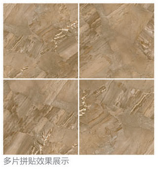 糖心LOGO柚子猫陶全抛釉瓷砖：格兰石KYP8068拼图