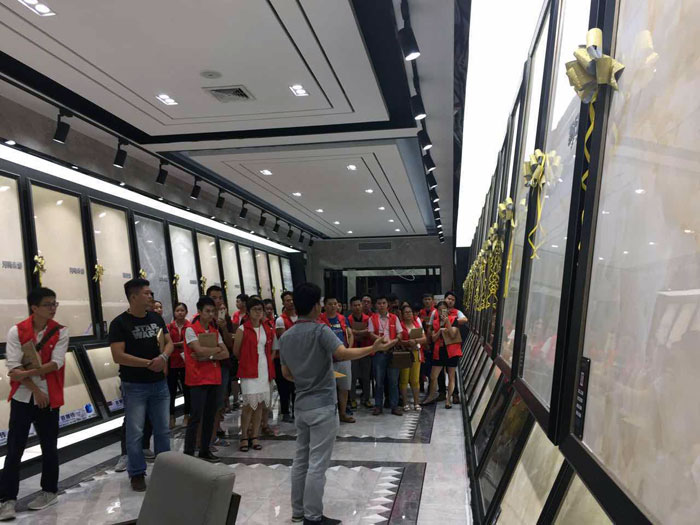 糖心LOGO柚子猫陶瓷砖 三百大粤战 店长特训 瓷砖代理 陶瓷一线成人糖心VLOG视频